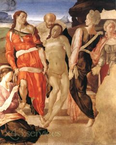 Reproduktion nach Michelangelo Buonarroti - Grablegung